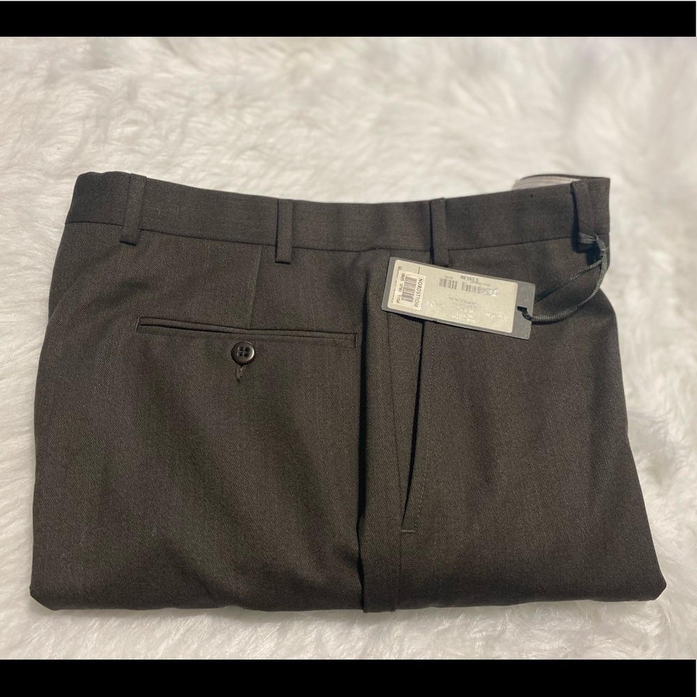 Zanella Men's Formal Trousers in Rich Brown - Picture 2 of 7